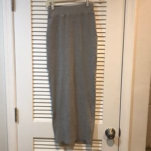 Gray Midi Skirt